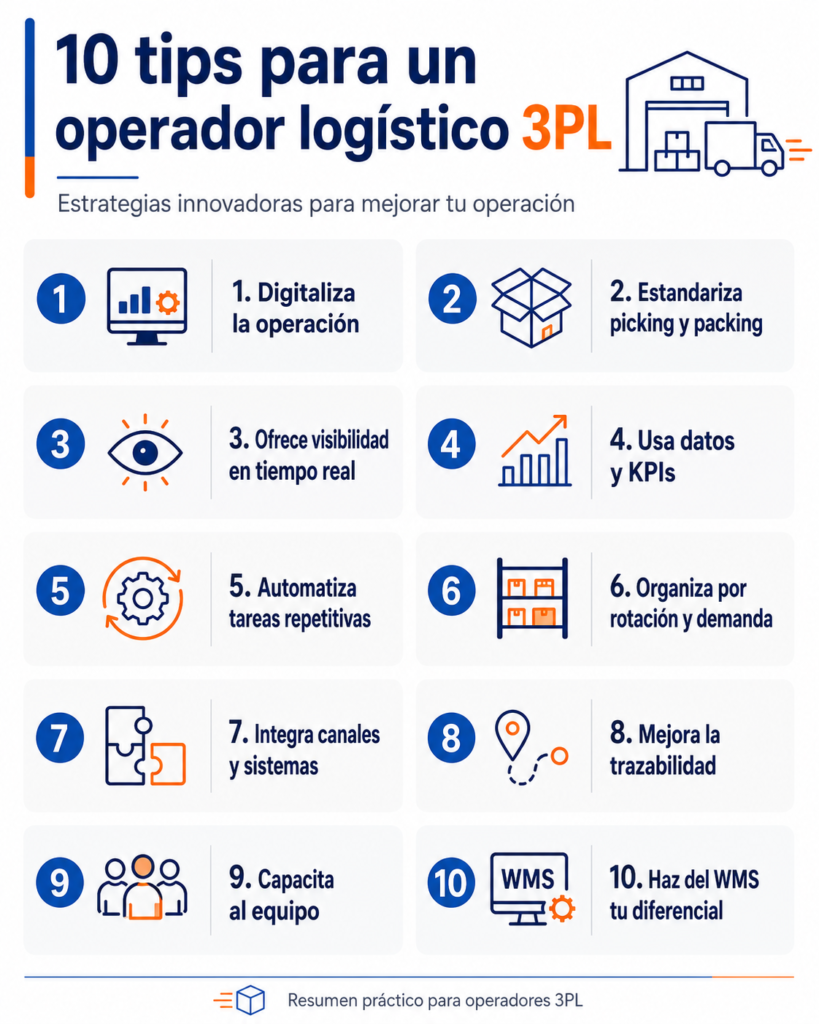 3pl operador logistico infografía