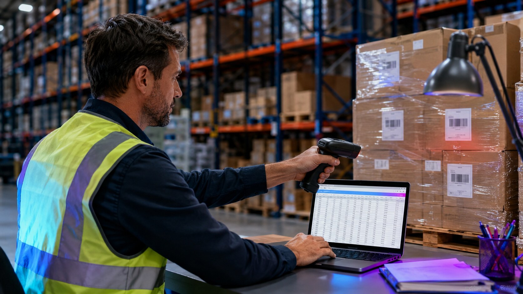 Control de inventarios por lotes Excel en un almacén