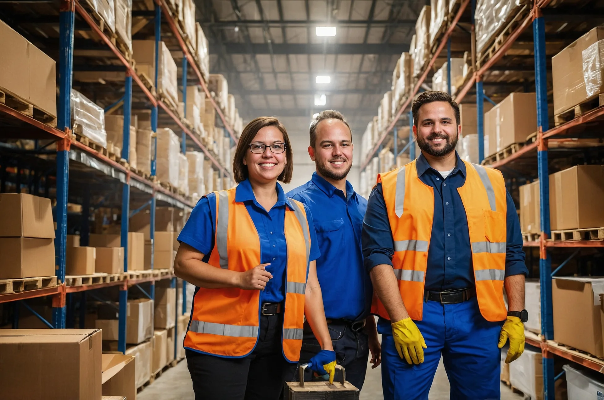 Equipo de bodega trabajando con Copérnico WMS